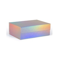 Boîte cadeau personnalisée en carton rigide écologique pour vêtements, chaussettes, fourrures, avec pelliculage mat et options de couleurs