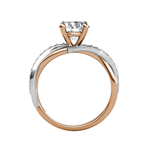 Nuevo diseño Fine Fashion 18K y oro rosa adornado con cristales <span class=keywords><strong>Swarovski</strong></span> <span class=keywords><strong>Anillos</strong></span> de joyería para fiesta Compromiso de boda - Product Image 5