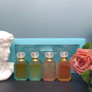 <b>Mini</b> <b>Perfume</b> Gift box Wholesale Dubai Arabic Luxurious Women's <b>Perfume</b> Gift <b>Set</b> 4*30ml Floral Fruity Two Scents Lasting - Product Image 2