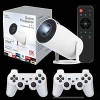 Projecteur intelligent Android 1080P pour cinéma maison pratique avec lampe LED sans fil 4K haute définition pour les jeux