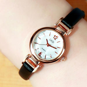 Reloj de Cuarzo para Mujer, Diseño Especial de Navidad, Lujoso, con Madreperla, Correa Ultrafina, Esfera Grande - Product Image 4