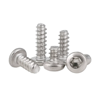 Vis autotaraudeuses Torx à tête cylindrique en acier inoxydable 304 pour assemblage de tôles plastiques, kit de fixation pour imprimante 3D et boîtier CNC