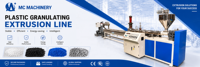 Ligne de granulation et d'extrusion de plastique PP PE PET ABS SJ65 100 kg/h, machine de fabrication de granulés, granulateur de recyclage