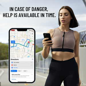 Biểu tượng tùy chỉnh phụ nữ an toàn Tracker tag LED nhấp nháy ánh sáng báo động findmy phím Finder Bluetooth Báo động thông minh GPS định vị - Product Image 3