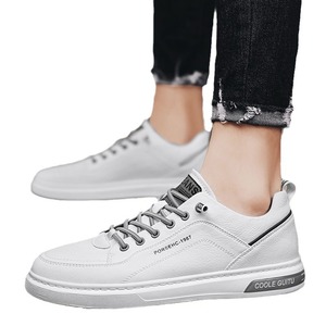 Zapatos Casuales de Cuero, Estilo Nuevo Primavera/Verano 2026 - Zapatillas Blancas para Hombre - Zapatos Blancos Deportivos de Invierno, Estilo Walking - Product Image 5