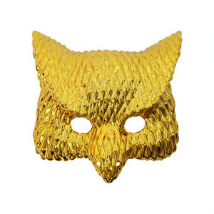 Haute qualité adulte carnaval Halloween tigre doré Animal écologique à la mode en plastique mascarade <span class=keywords><strong>masque</strong></span> de fête - Product Image 6