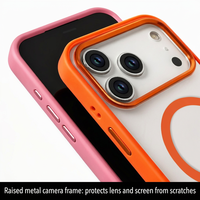 Coque de téléphone magnétique pour iPhone 17 Air 18 Pro 16 Plus 15 14 13 12 11 Pro Max, finition mate, toucher doux, protection de la caméra, compatible avec la recharge