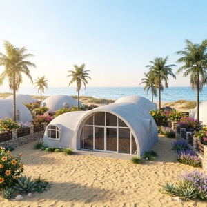61 ㎡   <span class=keywords><strong>Casa</strong></span> Domo Prefabricada con Panel EPS Mejorado con Grafeno, <span class=keywords><strong>Casa</strong></span> Modular Aislada para Proyectos de Resorts Costeros - Product Image 1