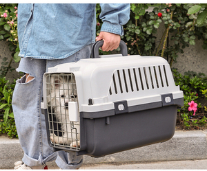 <span class=keywords><strong>Cage</strong></span> de <span class=keywords><strong>transport</strong></span> pour animaux de compagnie homologuée IATA, en plastique, pour chat et chien, boîte de <span class=keywords><strong>transport</strong></span> pour animaux de compagnie - Product Image 3