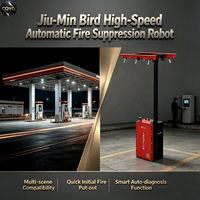 Robot Pemadam Kebakaran Pemantauan Otomatis Penuh Waktu Nyata Tahan Debu Tahan Air untuk Stasiun Bensin/Gas/LPG dan Pengisian Daya Kendaraan Listrik