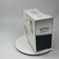 Vente en gros de supports de protection en acrylique transparent et poli, pré-assemblés, écologiques et modernes pour TCG Booster Elite Trainer Box