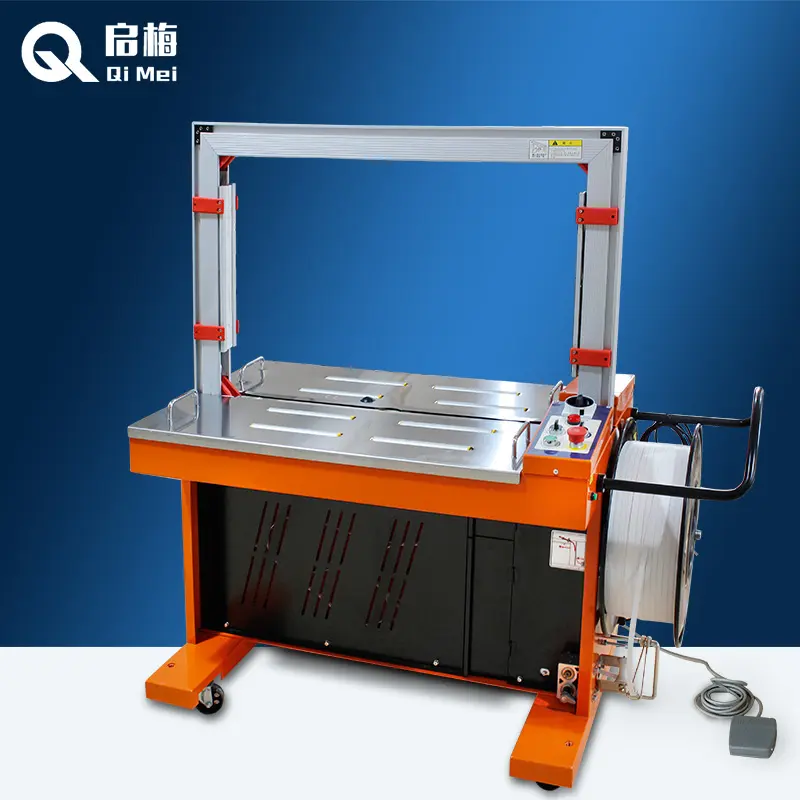 Automatic PP Belt Bottom Seal Strapping Machine /Strap Machine for Case /Box /Carton