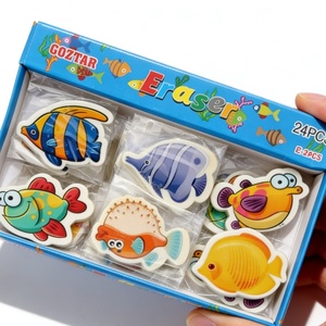 Papelería Promocional Barata, Borrador Creativo, Borrador de Lápiz con Forma de Animal Marino, Mini, Favorito de los Niños, en Oferta - Product Image 3