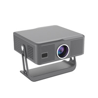 Stabilisateur de cardan, projecteur LED 1080P, Android 13, HD, mise au point automatique, 3D, LCD, 300 lumens ANSI, miroir sans fil, home cinéma mural