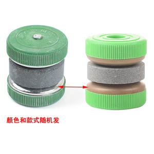 Afilador de cuchillos de cocina redondo de doble cara con múltiples grados de grano, herramienta manual para afilar cuchillos de cocina y tijeras - Product Image 4