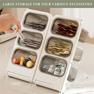 Boîte de rangement de bureau en plastique, idéale pour la rentrée scolaire, organiseur de stylos incliné à trois niveaux, simplicité moderne, pour papeterie et cosmétiques - Product Image 4