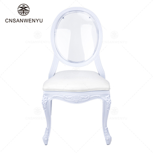 Silla moderna de nuevo diseño transparente plástico PP resina fantasma <span class=keywords><strong>Luis</strong></span> para comedor y hotel para bodas, eventos y fiestas - Product Image 4