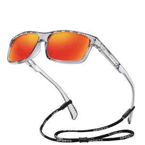 Logo personalizado moda 2025 hombres mujeres cuadrado deporte gafas de sol UV400 espejo lente polarizado Diriving pesca gafas de sol - Product Image 1