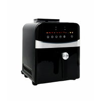 Bestday Four à vapeur et friteuse à air électrique multifonctionnel 10L entièrement métallique avec cuisson vapeur pour la cuisine domestique
