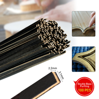 NAOMI 100PCS/Pack Wood Double Bass Strip Luthier Binding Purfling Inlay Stringed Instruments for Bass Body Parts
