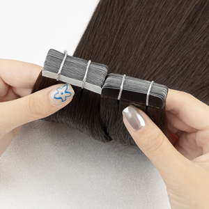 Extensiones de Cabello Ruso LeShine con Cinta Adhesiva Ombre Remy, Cabello Humano 100% Natural, Doble Trama - Product Image 5