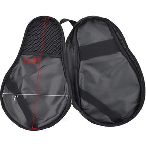 Housse de raquette de Tennis de Table Fumao PingPong Paddle Sac de transport avec poche de rangement pour balles, contenant 2 raquettes de tennis de table/étui pour raquettes - Product Image 2