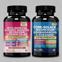 Formule Énergisante au Magnésium avec Ashwagandha, L-Théanine et Adaptogènes – 60 Capsules pour Adultes