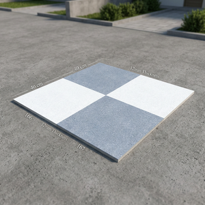 Vistaar 40x40cm 12mm Heavy Duty Porcelain Parking Tiles-Anti-Slip Stone Look Outdoor <b>Floor</b> Tiles 5 Year Warranty Acid-Resistant - Product Image 1