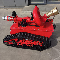 Plateforme robotique chenillée électrique flexible pour la lutte contre les incendies et la montée d'escaliers Guoxing RXR-MC80BD
