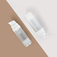 Botol Semprot Mini Bulat Transparan Kosong Plastik Grosir Cetak Kustom 15ml 30ml 50ml untuk Perawatan Kulit