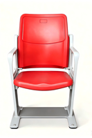 Siège de stade de football pliable, siège de spectateur pliable, siège de tribune, système d'assise rétractable