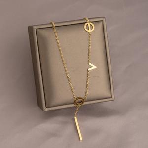 Collares de Cadena de Eslabones de Acero Inoxidable Chapados en Oro de 18K, Modernos y a la Moda 2024, Joyería Religiosa con Forma de Mariposa, Unisex - Product Image 2