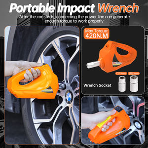 Equipo Portátil para Cambio <span class=keywords><strong>de</strong></span> Neumáticos, Pistola <span class=keywords><strong>de</strong></span> Aire, Motor, Llave <span class=keywords><strong>de</strong></span> <span class=keywords><strong>Impacto</strong></span> Eléctrica para Automóvil - Product Image 4