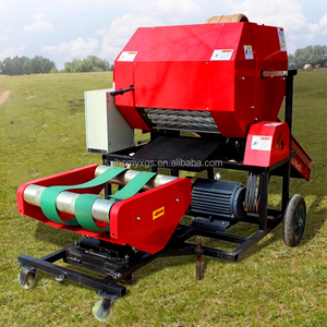 Machine à ensiler le maïs carré avec moteur, capacité de 50-60 balles/heure, presse à balles de paille, vente directe usine, ensileuse incluse - Product Image 1