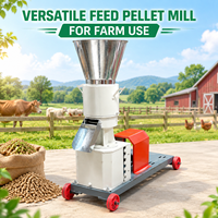 Machine à granulés d'aliments pour animaux de ferme modèle 800 à bas prix, petit granulateur d'aliments pour bétail