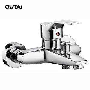 Cold and Hot <strong>Wall</strong> <strong>Mount</strong> Bathroom Bathtub Faucet Bath <strong>Shower</strong> <strong>Mixer</strong> <strong>Taps</strong> - Product Image 3
