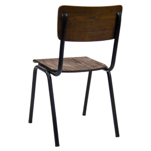 Silla de Restaurante Estilo Industrial Francés de Metal, Tipo McDonald's - Product Image 1