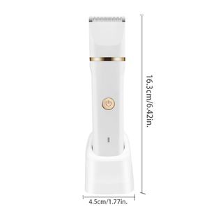 Depiladora Eléctrica Recargable e Impermeable 4 en 1 para Mujer, Recortadora de Vello Púbico, Depiladora Nasal y Facial - Product Image 2