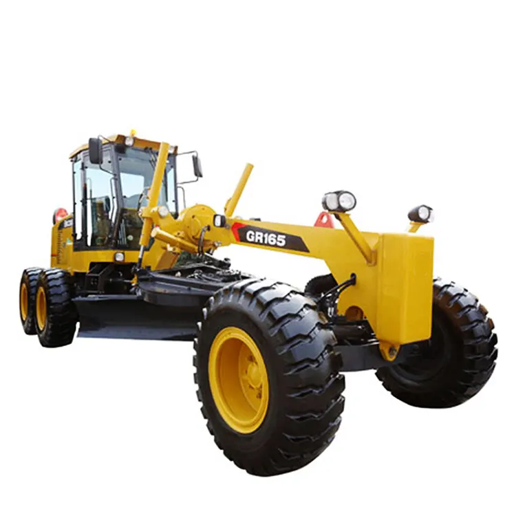 Cina NO.1 marca importato motore 215hp assale anteriore motor grader GR215A con pezzi di ricambio