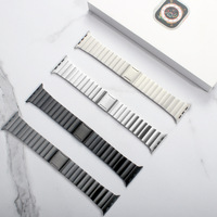 IVANHOE Boucle magnétique Démontage rapide Bracelet en acier inoxydable pour Apple Watch Band Ultra 2 Bracelet pour IWatch 9 8 7 6 5