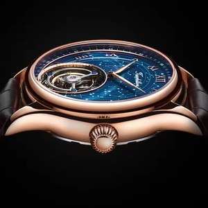 Montre Tourbillon Réel AESOP pour Hommes, Qualité Supérieure, Cadran Ciel Étoilé, Montre Mécanique Saphir Relogio 7045 - Product Image 6