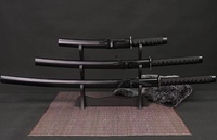 Nouveauté en gros : Épée d'entraînement d'anime 52/75/100CM, Katana japonaise, jouet de samouraï, cosplay, non affûtée