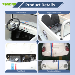 Voiture miniature automatique SWICOO à <span class=keywords><strong>essence</strong></span> 150cc, type Beetle, karting, <span class=keywords><strong>quad</strong></span>, convertible, à monter soi-même - Product Image 3