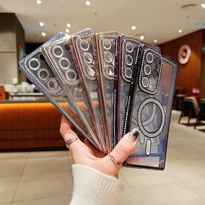 <span class=keywords><strong>Custodia</strong></span> trasparente <span class=keywords><strong>per</strong></span> telefono con Glitter diamantati <span class=keywords><strong>per</strong></span> fotocamera <span class=keywords><strong>per</strong></span> <span class=keywords><strong>SAMSUNG</strong></span> S25 S24Ultra A16 A06 <span class=keywords><strong>custodia</strong></span> magnetica Soft TPU - Product Image 5