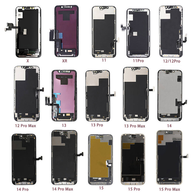 Original Best Quality Soft Flexible OLED Screen Replacement Assembly for X/Xs/Xr/XSMax/11/12/13/14/15/16/17 Pro Max