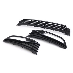 Volkswagen Polo Front Bumper Lower Grille Fog <b>Light</b> Bezels ABS Plastic 2014-2017 Replacement Parts - Product Image 2