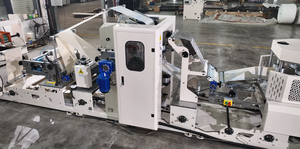 Keo Giấy nhiều lớp machine1/4 lần vả<span class=keywords><strong>i</strong></span> khăn không dệt vả<span class=keywords><strong>i</strong></span> máy cắt khăn ăn Khăn ăn khăn ăn máy làm giấy - Product Image 5