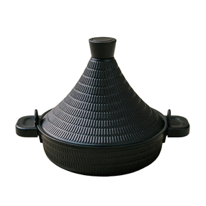 <span class=keywords><strong>Tajine</strong></span> en aluminium moulé sous pression antiadhésif avec couvercle, compatible <span class=keywords><strong>induction</strong></span>, pour cuisson à feu doux - Product Image 3