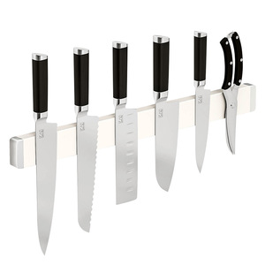 Portacuchillos magnético de acero inoxidable para montar en la pared, organizador de cuchillos de cocina para almacenamiento de cuchillos - Product Image 3