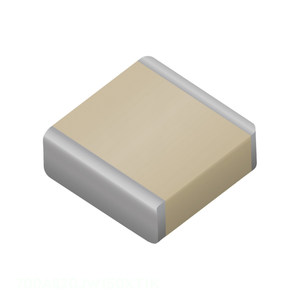 Condensador Cerámico MLCC de Montaje Superficial, 82 pF, 700A820JW150XT1K, CAP CER 82PF 150V C0G/NP0 0505 - Product Image 1